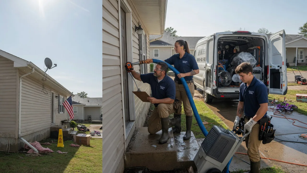 Ceiling Water Damage Restoration in Coalmont, IN near me